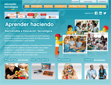 Tablet Screenshot of edutecnologica.com.ar